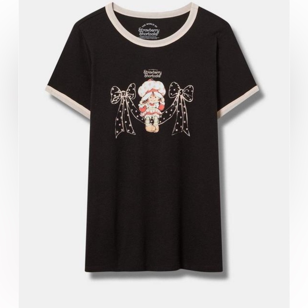 Torrid Strawberry Shortcake Shirt with Bow Design